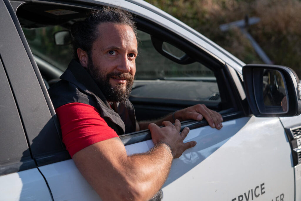 Portrait von Gabriel Tschurtschenthaler, dem Eigentümer der Firma GT Forstservice in Osttirol